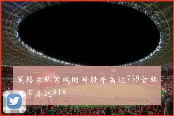 英格兰队常规时间胜率高达739晋级概率亦达818